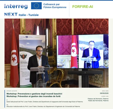 Saluti istituzionali del Prof. Livan Fratini, Direttore del Dipartimento di Ingegneria dell’Università degli Studi di Palermo