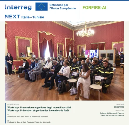 Partecipanti nella Sala Rossa di Palazzo dei Normanni