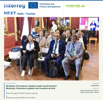 Partner del progetto FORFIRE-AI durante il workshop