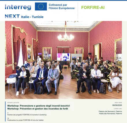 Partner del progetto FORFIRE-AI durante il workshop