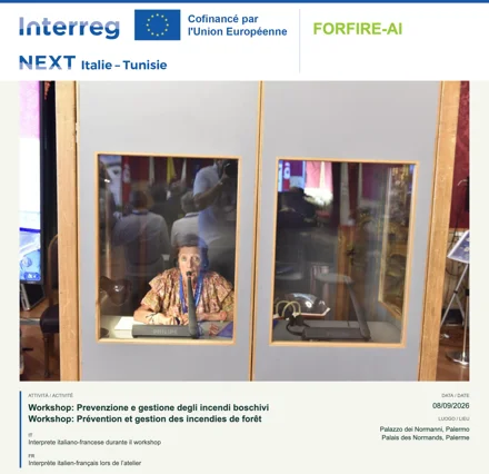 Interprete italiano-francese durante il workshop