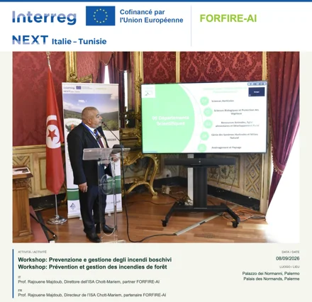 Prof. Rajouene Majdoub, Direttore dell’ISA Chott-Mariem, partner FORFIRE-AI