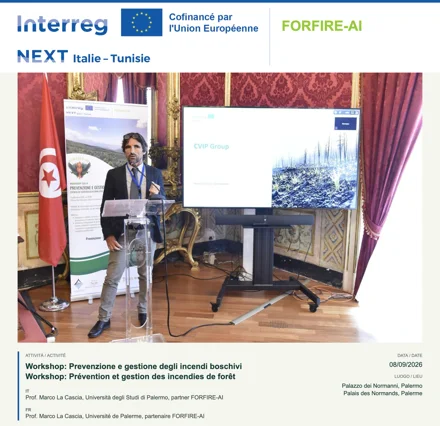 Prof. Marco La Cascia, Università degli Studi di Palermo, partner FORFIRE-AI