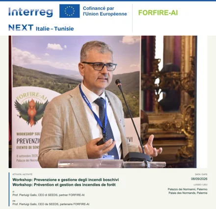 Prof. Pierluigi Gallo, CEO di SEEDS, partner FORFIRE-AI